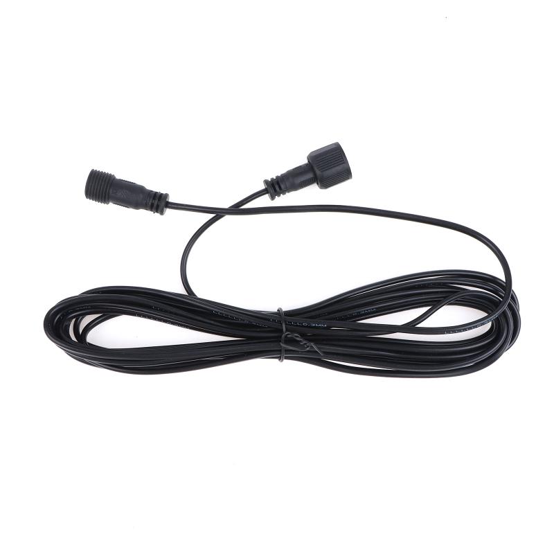 Câble d'extension universel pour spots solaires basse fréquence 5M, étanche, connecteur mâle 2 broches vers femelle, câble de projecteur