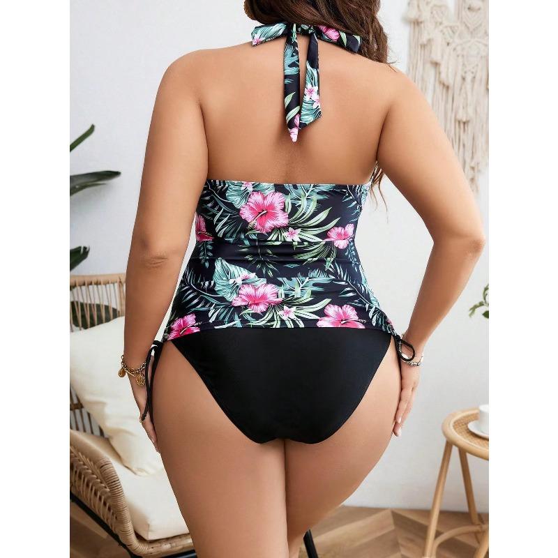 Plus Size Women High Waist Bikini Swimsuits, Women's Swimwear & Clothing