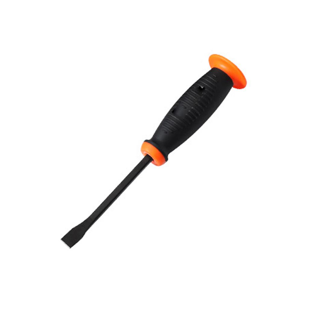 Heavy Duty Utility Pry Bar with Angled Tip and Nonslip Handle Lever Tool for Precisions Prying and Lifting Mechanic Tool