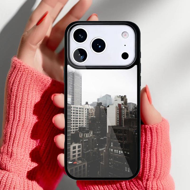 city pale Phone Case for iPhone 17 16 15 14 13 Pro Max Back Cover for 12 11 Pro Coque