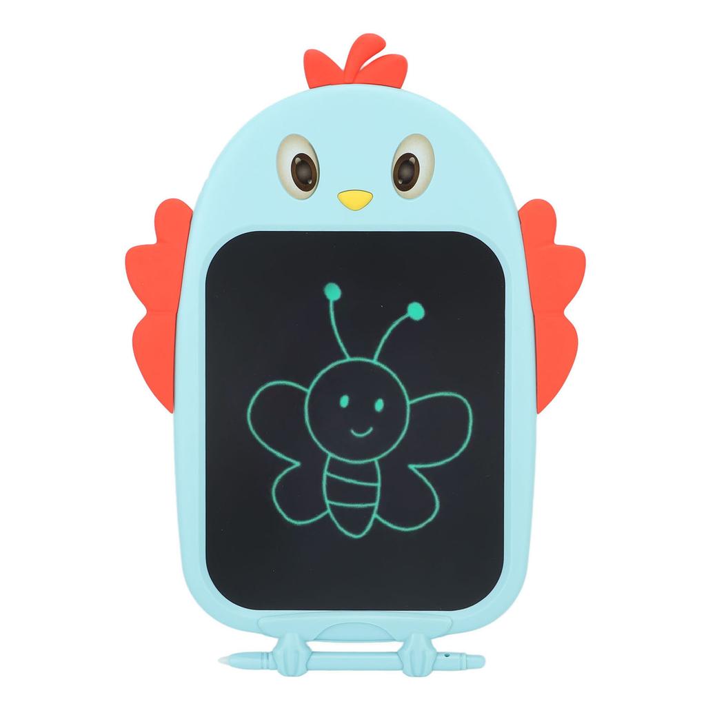 8.5in Children Drawing Board Chicken Shaped LCD Painting Writing Tablet for Boys and Girls Blue