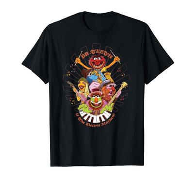 Disney The Muppets Dr Teeth & Electric Mayhem Keyboard Band T-Shirt