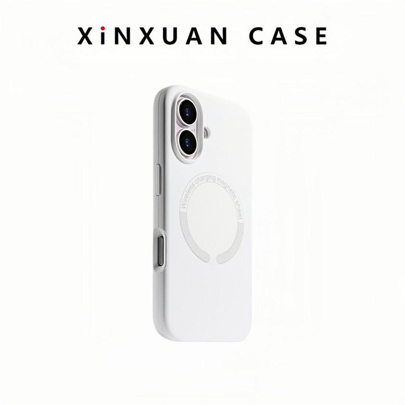 Luxury Liquid Silicone Magsafe Case For iPhone17 16 15 14 13 12 11 Pro Max Magnetic Wireless Charge Protector Soft Cover