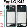 For LG K42 K52 K62 Plus Middle Frame Holder Cover Perfect Fit with Side Button Quality Phone Repair Parts Stable