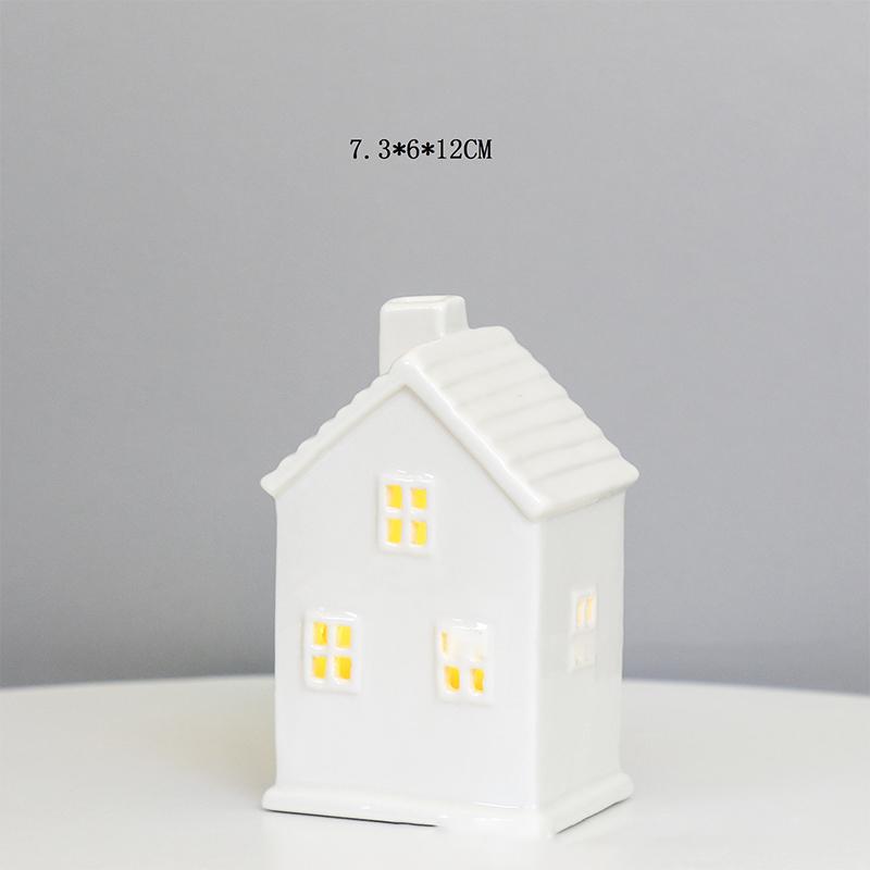 Keramikos namas žvakidė Keraminė arbatinės žvakidė Žvakių degiklis namų miegamojo dekoravimui Įkurtuvių dovana