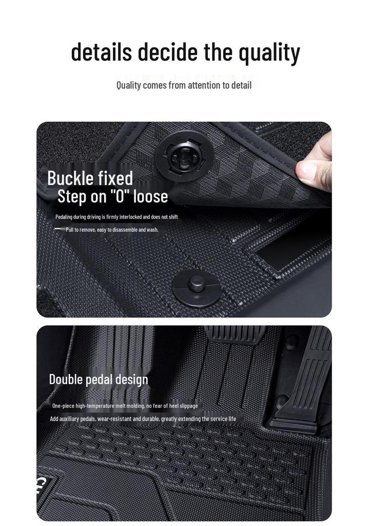 Chery Tiggo 8L TPE Floor Mats - Full Coverage for 5/7 Seaters