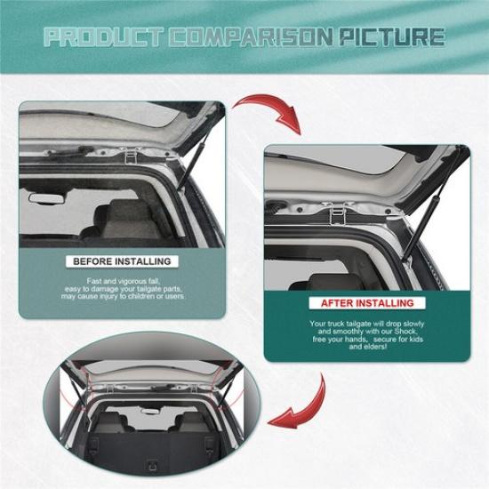 2Pcs Rear Tailgate Hatch Lift Support Gas Struts Shock For GMC Acadia 2007-2016