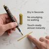Waterproof Tombstone Touch Up Paint Pen Quick-Drying Gold Metal Marker  Inscription Restoration