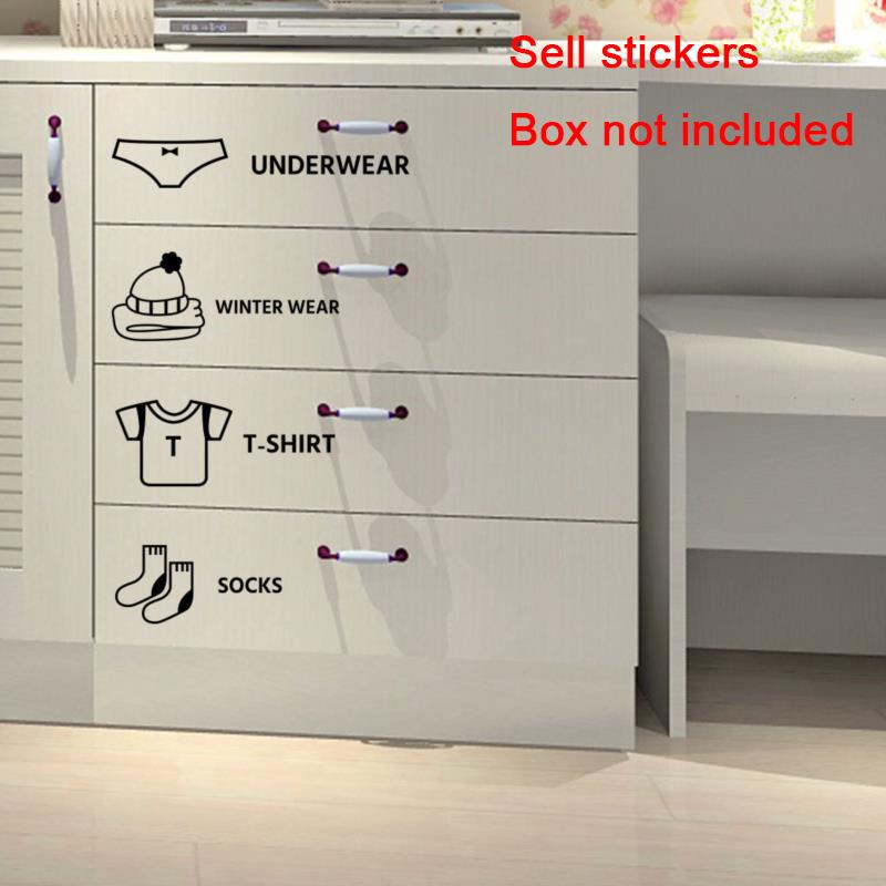 Kūdikių berniukų drabužių lipdukai Namų dekoras Spintos lipdukas Lipdukas miegamojo meno lipdukas