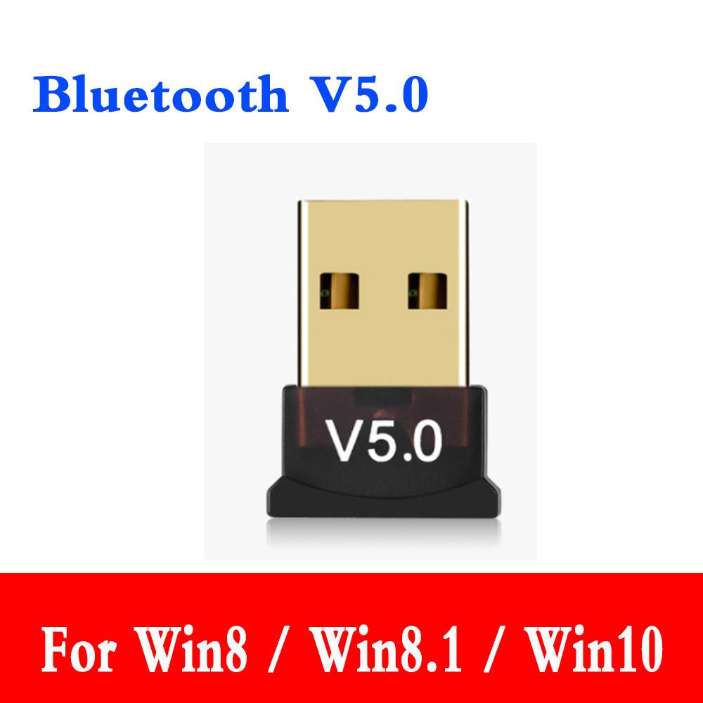 2-in-1 USB Wireless Bluetooth Adapter BT 5.0 Wireless Dongle Music Audio Receiver Transmitter for Speaker Mouse Laptop Gamepad