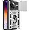 Armored Case for Xiaomi Poco F7 Pro, CamShield Slide, Silver