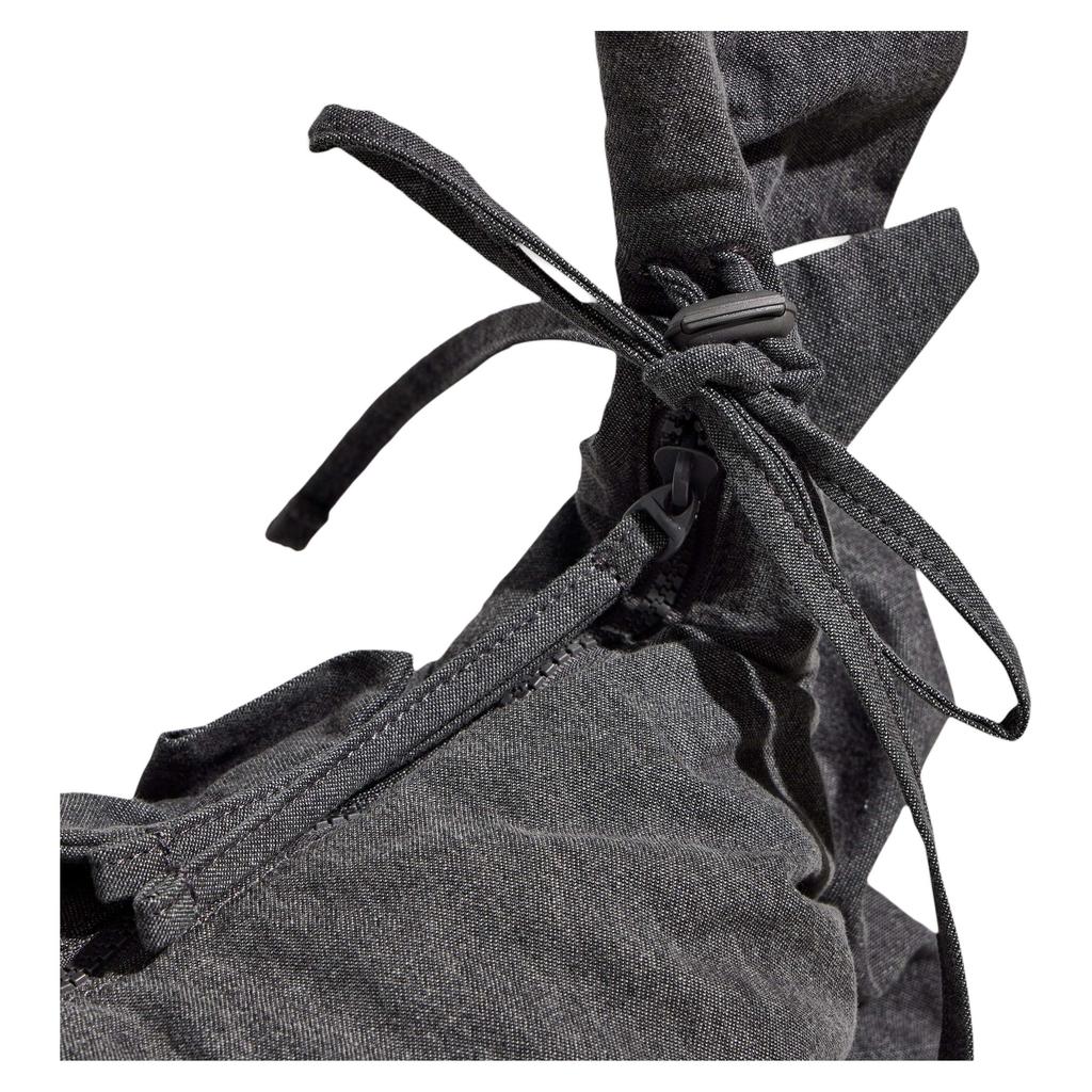 Adidas Originals RUFFLE Twill Handbag, Crossbody Bag Large Women's Charcoal Gray KX7014