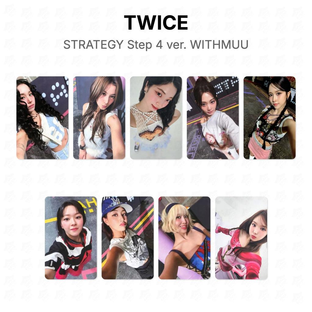 Twice STRATEGY Step 4 Ver. WITHMUU Official Photocard