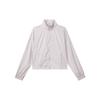 Solid Color Zip-Up Hoodie Jacket Women Jackets Pink FB5016-019