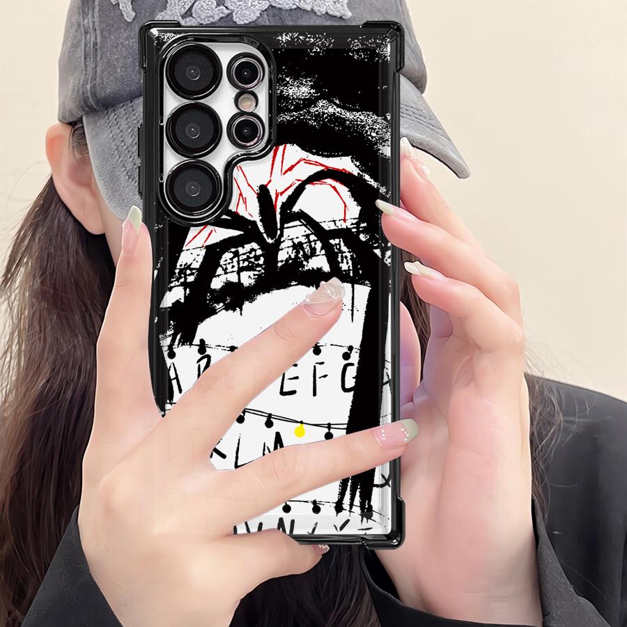 Phone Cover Funda Case for Samsung Galaxy 25 S20 Ultra S24 FE S23 S25Edge S22 Plus Note 20 Ultra S21 Strange Things Letters A-Z