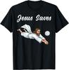 Jesus Christ Saves Christian Volleyball Player Men Women T-Shirt Unisex T-Shirt