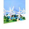 Hochwertige Bausteine Windmühlen-Szene Montage Windkrafterzeugung Modell Einheit Modell MOC Technische Bausteine