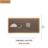 Cat Scratching Board with Woven Mouse & Catnip Bag Interactive Toy Bundle