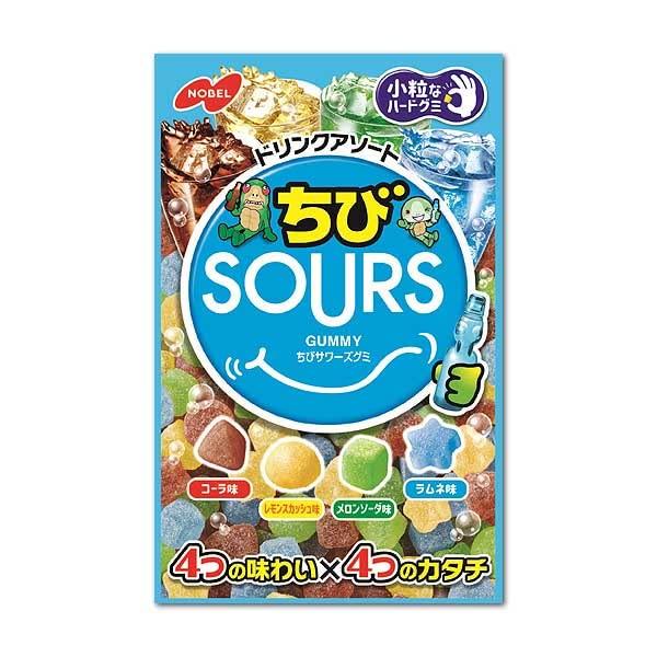 

Ассорти из газированных напитков Nobel Seika Chibi Sours 80 г x 10 шт.