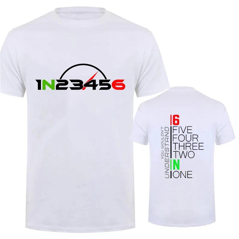 Tshirt for Men Autocycle Motorbike Speedometer Personalized Print Game T-shirts Vintage T Shirts