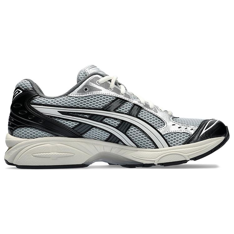Asics Gel Kayano 14 Black Glacier Grey Unisex Sneakers Silver 1201A935-001