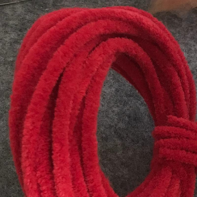 Chibi Maruko-chan Colorful 6mm Wool Chenille Stems for DIY Dragon Doll & Bouquet Crafting