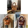 Nylon Leopard Print Tote Bag For Women With Zipper Closure And Phone Pocket