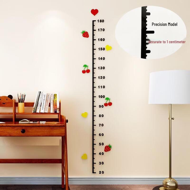 SEE KEAN Kids  3D Acrylic Height Chart Wall Sticker