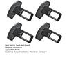 4 Pcs Automotive Belt Insert Slot Pad Latch Wear-Resistant Car Safety Belt Slot Buckle Replacement for All Models