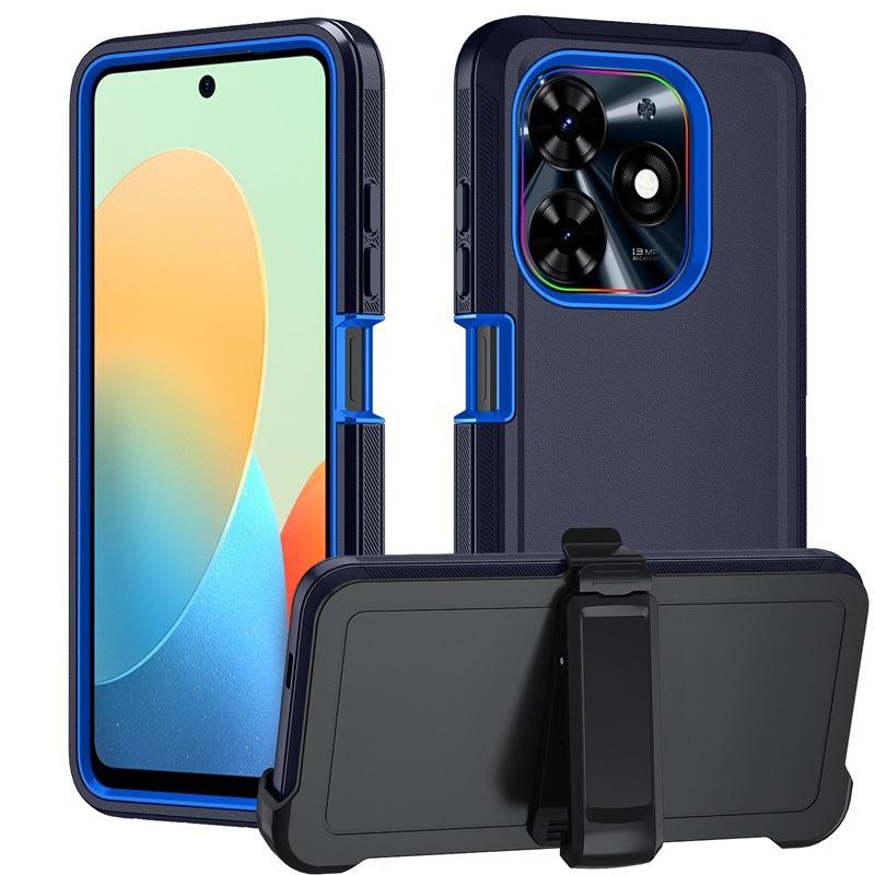 Rugged Magnetic Case for Tecno Spark 10 Pro | 360° Rotatable Stand + Anti-Slip TPU+PC | Shockproof Galaxy Cover