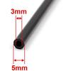 5MM Carbon Fiber Tube 3mm X 5mm X 430mm Round for Quadcopter Multicoptor Frame Body Landing Gear 5PCS