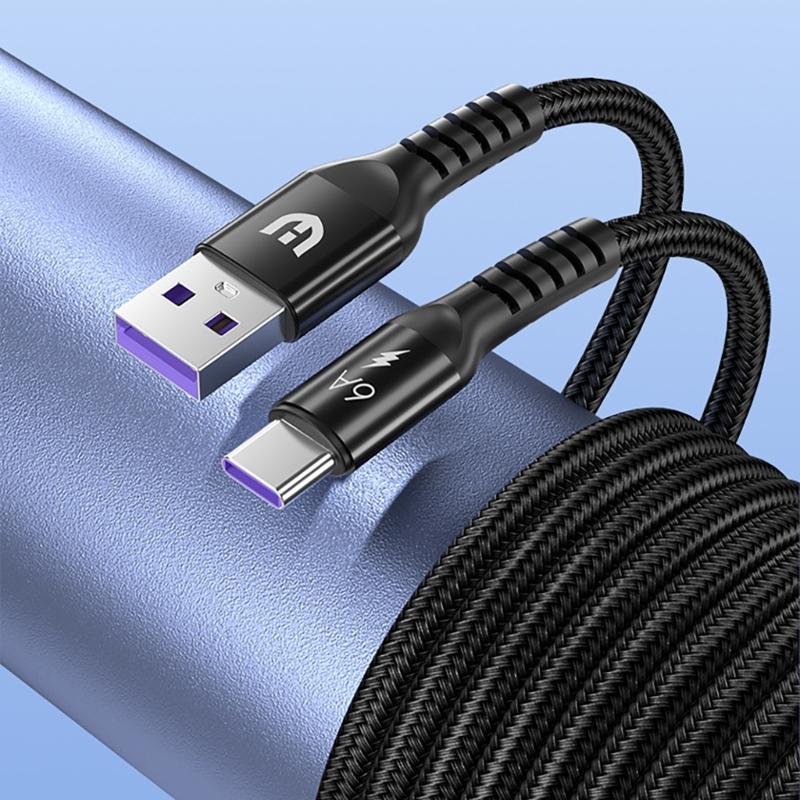 USB to USB C Cable USB to Type C Cable Fast Charging Nylon Braided Data Sync Transfer Cord USB C Charging Cable