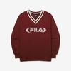 V-Ausschnitt Logo Sweatshirt