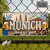 Metal Wall Sign Home Decor 15x30cm