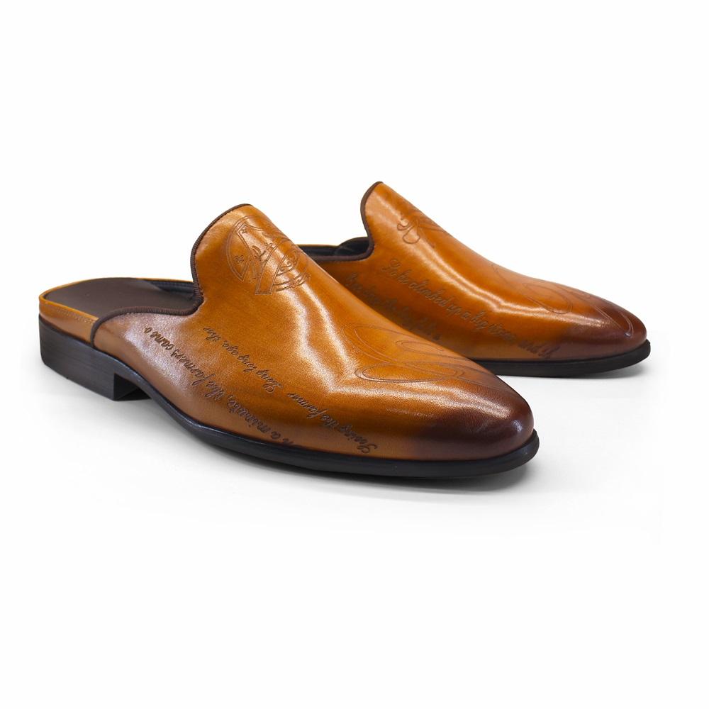 

Модные итальянские роскошные мужские и женские тапочки, лоферы из натуральной кожи, мокасины, повседневные нескользящие летние модные туфли с полуоткрытым верхом 46 коричневый