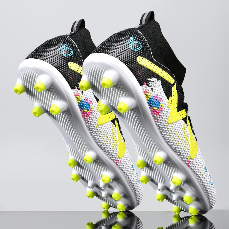 High-Top Football Shoes Artificial Turf Students Youth Professional Game Football Shoes 35
