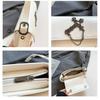 Nieten-Kreuz-Achseltasche Damen-Schultertasche