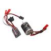 RC Brushed Motor ESC Combo Stainless Steel Low Noise JST Plug 31T Brushed Motor and 30A Brushed ESC