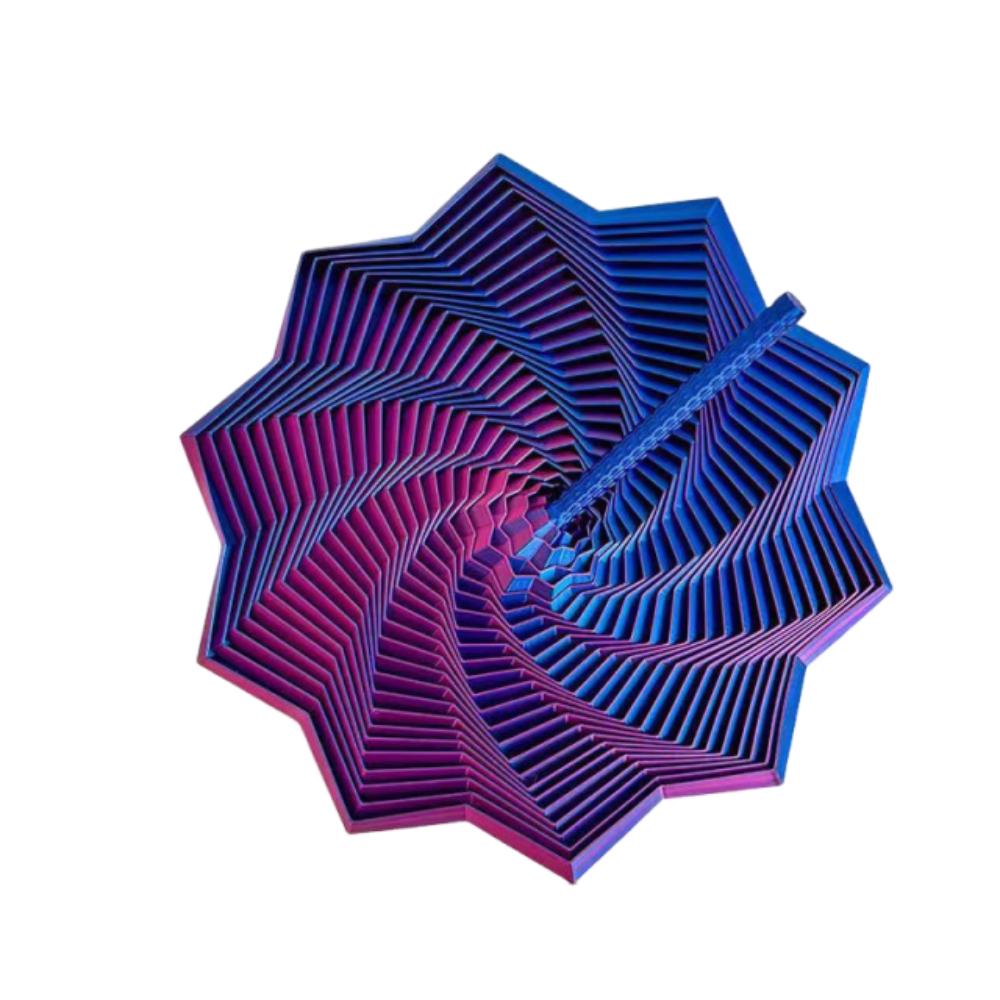 Geometric Design Fractal Fidget Star Model Expanded Expanded Sensory Model  Office/School