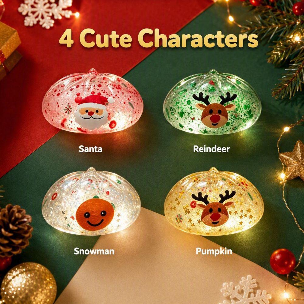 4pcs/set Soft Cute Mini Dumplings Squishy Food Shape Fidget Sensory Toy Children Gift