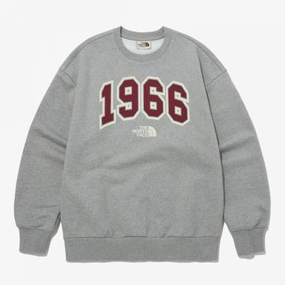 [north Face Official] Nm5mp51l White Label 1966 Logo Sweatshirt