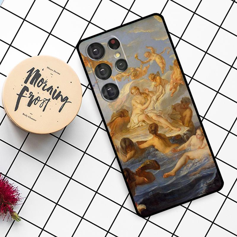 Art Paintings The Birth Of Venus Case For Samsung Galaxy S23 S21 S22 Ultra S8 S9 S10 Note 10 Plus Note 20 Ultra S20 FE Cover