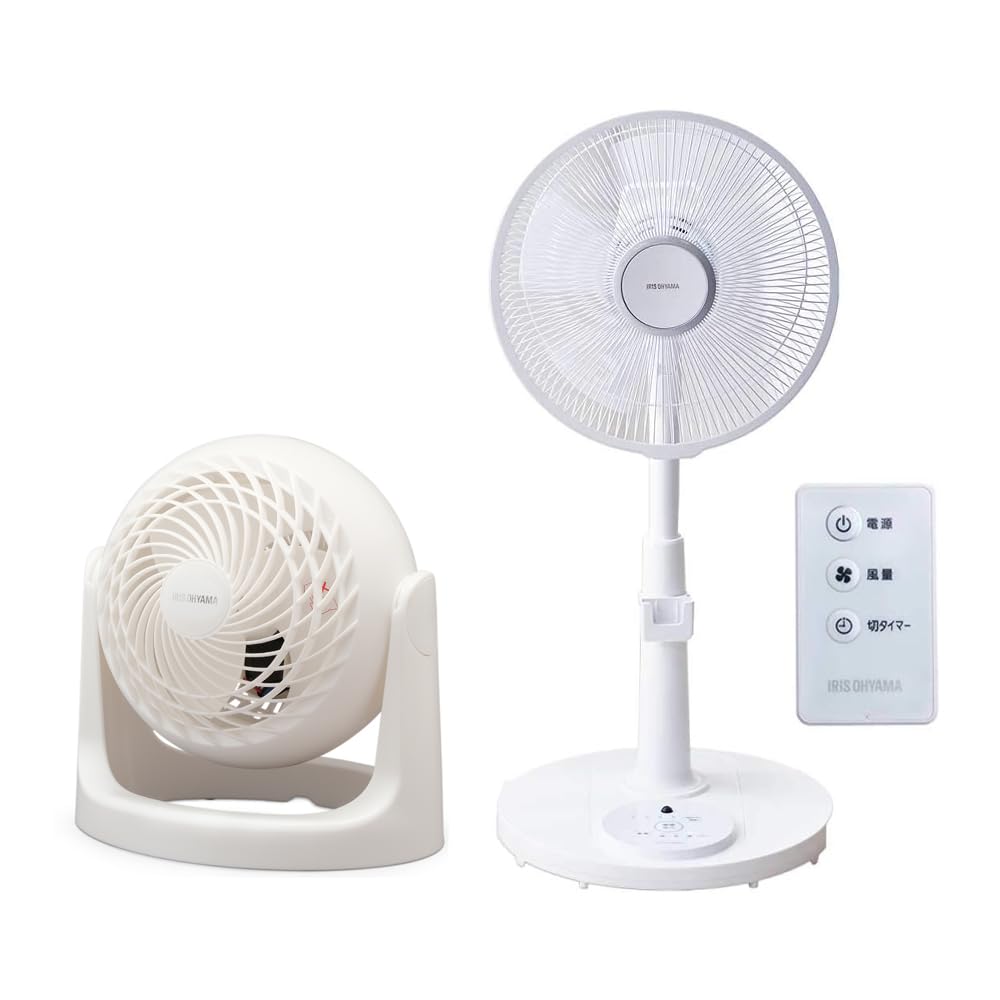 

Saving Iris Ohyama Electric Oscillating Remote 3 Levels of Air Timer White 8 Tatami Fixed Swing [Power Measures] Fan, Head, Control, Volume, Function,