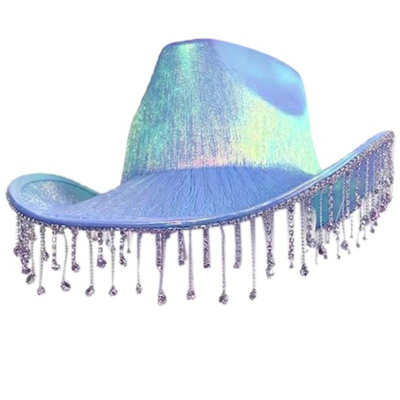 Шляпа для девичника Ковбойская шляпа Шляпа ковбоя для невесты Ковбойская шляпа со стразами