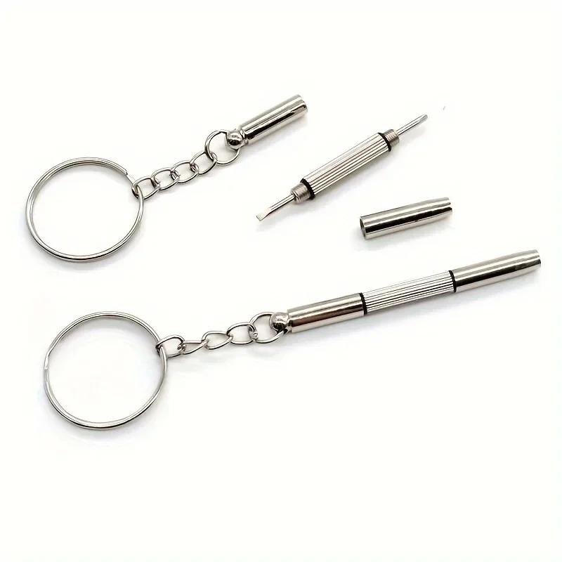 Multifunction Sunglass Watch Glasses Screwdriver Set with 2pcs Mini Hand Glasses Screwdrivers 3-in-1 Spectacle Repair Kits