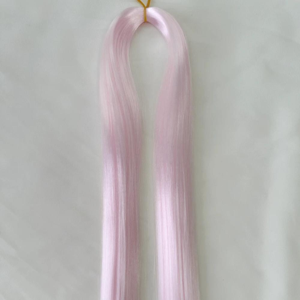 80cm/40g Colorful Series Japan Milk-Silk Doll Hair Wig DIY Repair Decor Toy Sewing Doll Wig Hair Hairline