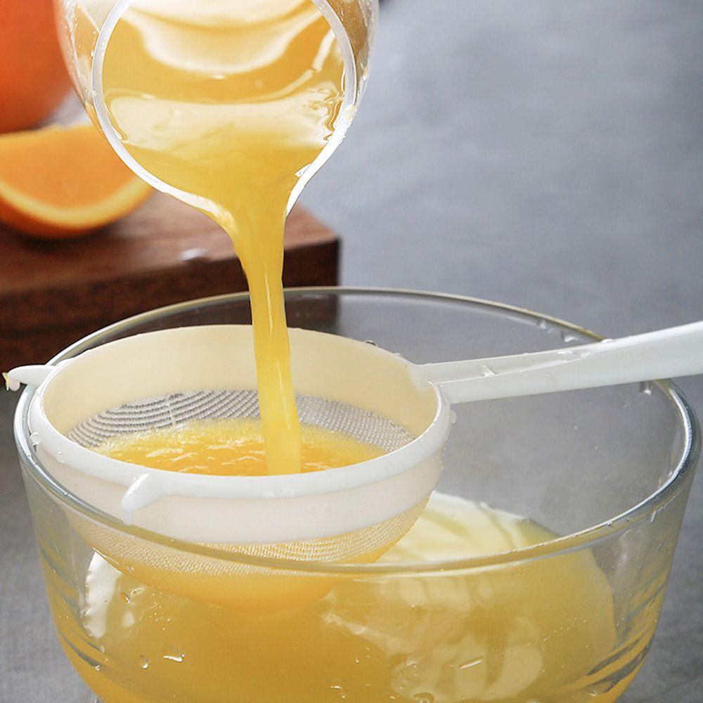 Home Plastic Baking Kitchen Accessories Sugar Colander Flour Sieve Oil Strainer Coffee Filter Powder Sifter