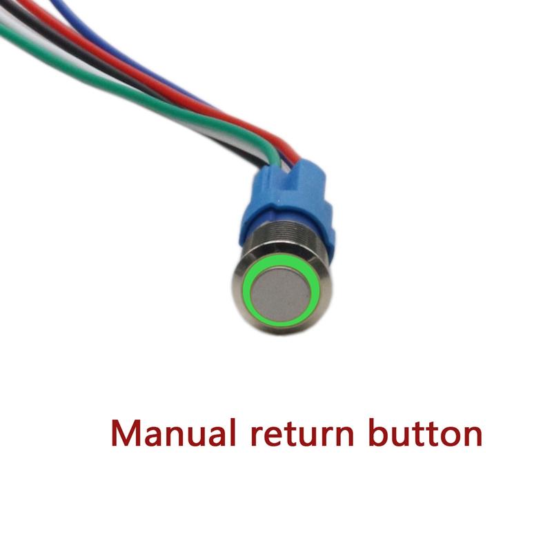 

LMoDri переключатели для мотоциклов из алюминиевого сплава, крепление на руль, звуковой сигнал, кнопка запуска, аварийный выключатель со световым индикатором green manual return