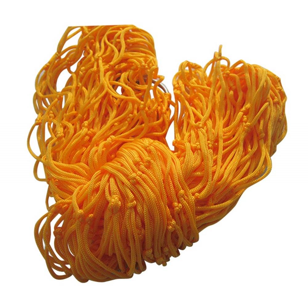 Outdoor Sport Hammock Outdoor Sport Single Camping Hammock Net Mesh Nylon Rope with Hooks for Garden Beach Yard Travel