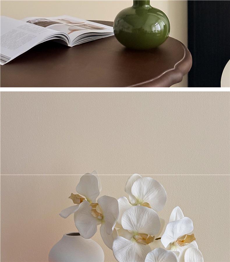 White Phalaenopsis Artificial Floral Arrangement - Realistic High-End Decorative Accent